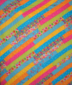 striped quilt